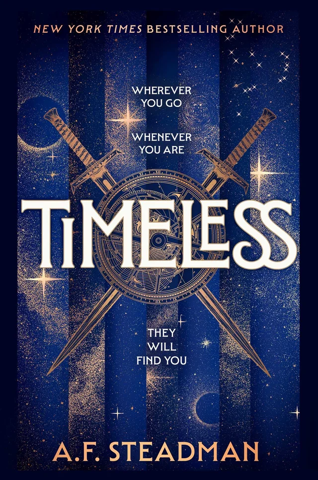 Advance cover of TimeLess by A.F. Steadman